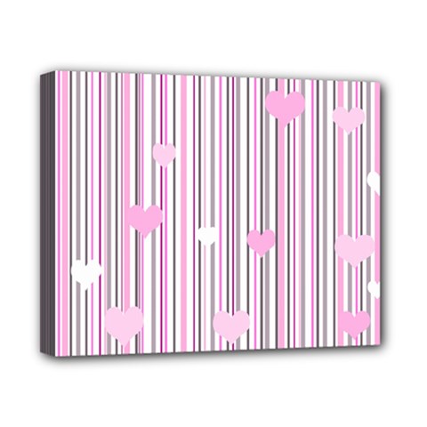 Pink Love Canvas 10  X 8 