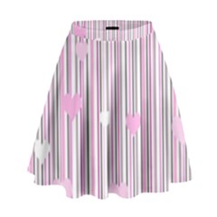 Pink Love High Waist Skirt