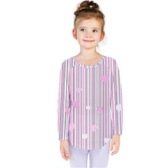 Pink Love Kids  Long Sleeve Tee