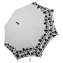 Simple black and white design Hook Handle Umbrellas (Medium) View2