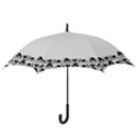 Simple black and white design Hook Handle Umbrellas (Medium) View3