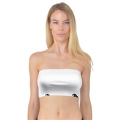 Simple Black And White Design Bandeau Top