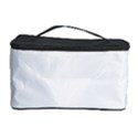 Simple black and white design Cosmetic Storage Case View1