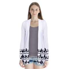 Simple Black And White Design Cardigans