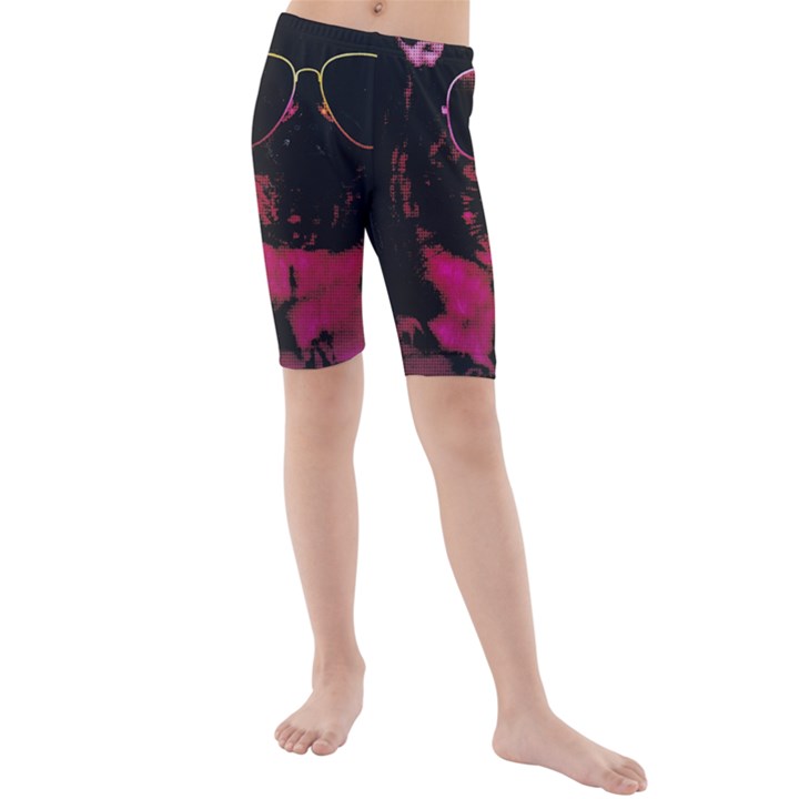 Maggie Chinchillin Version 2 Kids  Mid Length Swim Shorts