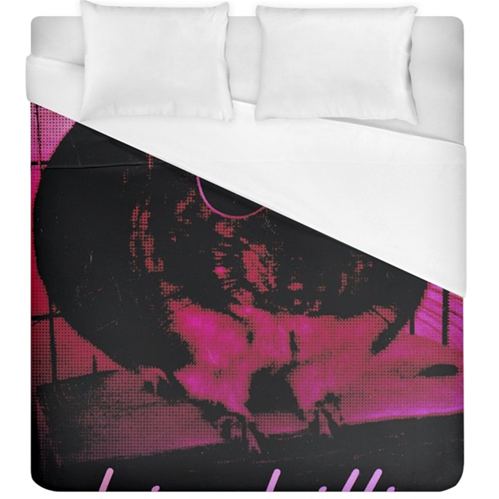 Maggie Chinchillin Version 2 Duvet Cover (King Size)