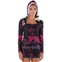 Maggie Chinchillin Version 2 Women s Long Sleeve Hooded T-shirt View1