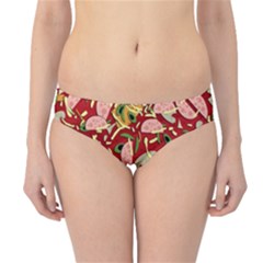 Pizza Pattern Hipster Bikini Bottoms by Valentinaart