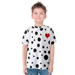 Dots And Hart Kids  Cotton Tee