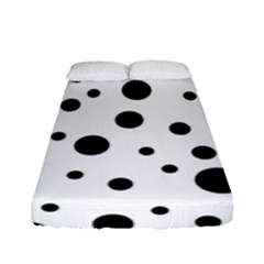 Dots And Hart Fitted Sheet (full/ Double Size)