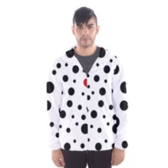 Dots And Hart Hooded Wind Breaker (men)