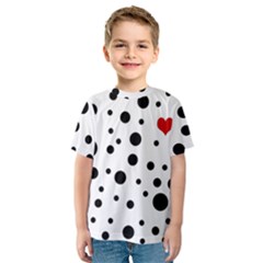 Dots And Hart Kids  Sport Mesh Tee