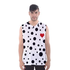 Dots And Hart Men s Basketball Tank Top