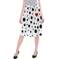 Dots And Hart Midi Beach Skirt