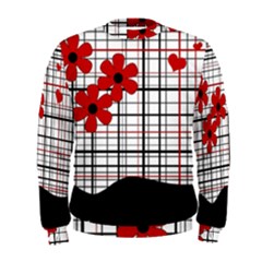 Cute Floral Desing Men s Sweatshirt