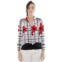 Cute Floral Desing Wind Breaker (women)