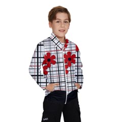 Cute Floral Desing Wind Breaker (kids)