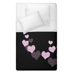 Pink Harts Design Duvet Cover (single Size)