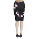 Pink harts design Midi Wrap Pencil Skirt View2