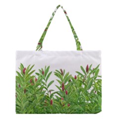 Tropical Floral Print Medium Tote Bag