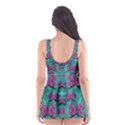 Peace And Freedom Over The Sea Of Softness Skater Dress Swimsuit View2