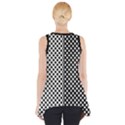 Mirror Opposites Black and White Polka Dot Side Drop Tank Tunic View2