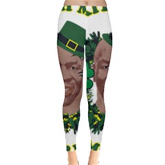 Kith Me I m Irith, Mike Tyson St Patrick s Day Design Leggings  by twistedimagetees