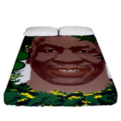 Kith Me I m Irith, Mike Tyson St Patrick s Day Design Fitted Sheet (king Size)