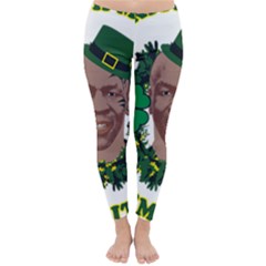 Kith Me I m Irith, Mike Tyson St Patrick s Day Design Classic Winter Leggings by twistedimagetees