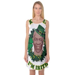 Kith Me I m Irith, Mike Tyson St Patrick s Day Design Sleeveless Satin Nightdress