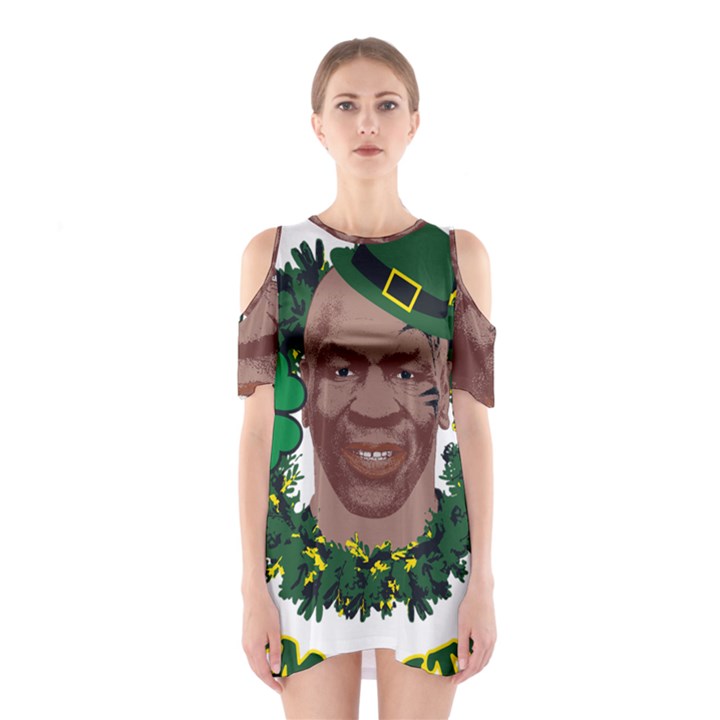 Kith Me I m Irith, Mike Tyson St Patrick s Day Design Shoulder Cutout One Piece