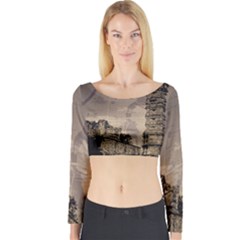 Chittorgarh Long Sleeve Crop Top by fatfatiya