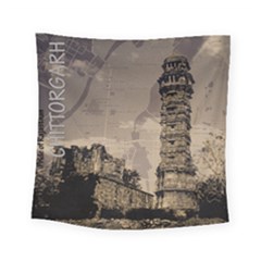 Chittorgarh Square Tapestry (small) by fatfatiya