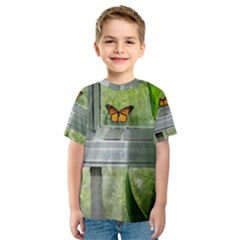 Butterfly #17 Kids  Sport Mesh Tee