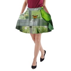 Butterfly #17 A-line Pocket Skirt