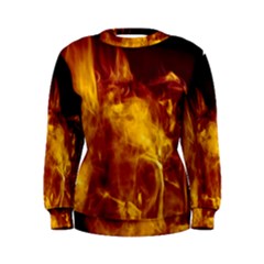 Ablaze Abstract Afire Aflame Blaze Women s Sweatshirt by Amaryn4rt