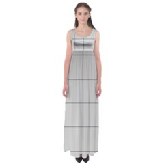 Abstract Architecture Contemporary Empire Waist Maxi Dress