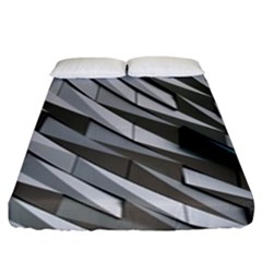 Abstract Background Geometry Block Fitted Sheet (king Size)