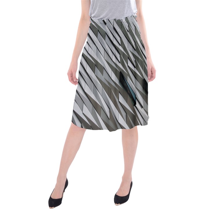 Abstract Background Geometry Block Midi Beach Skirt