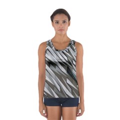 Abstract Background Geometry Block Women s Sport Tank Top 