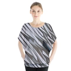 Abstract Background Geometry Block Blouse