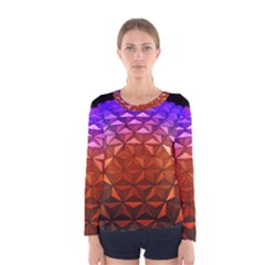 Abstract Ball Colorful Colors Women s Long Sleeve Tee