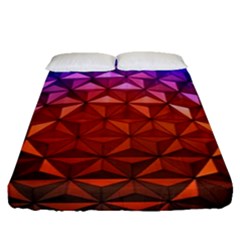 Abstract Ball Colorful Colors Fitted Sheet (queen Size)