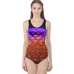 Abstract Ball Colorful Colors One Piece Swimsuit