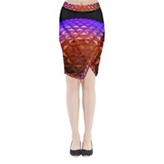 Abstract Ball Colorful Colors Midi Wrap Pencil Skirt