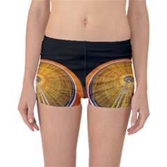 Abstract Blur Bright Circular Boyleg Bikini Bottoms