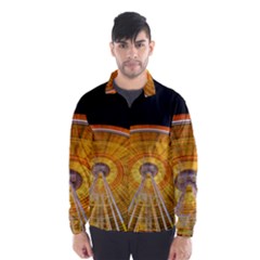 Abstract Blur Bright Circular Wind Breaker (men)