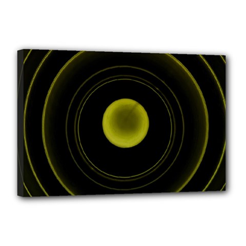 Abstract Futuristic Lights Dream Canvas 18  X 12  by Amaryn4rt