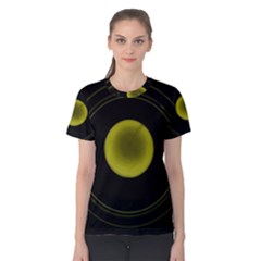 Abstract Futuristic Lights Dream Women s Cotton Tee