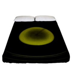 Abstract Futuristic Lights Dream Fitted Sheet (king Size)